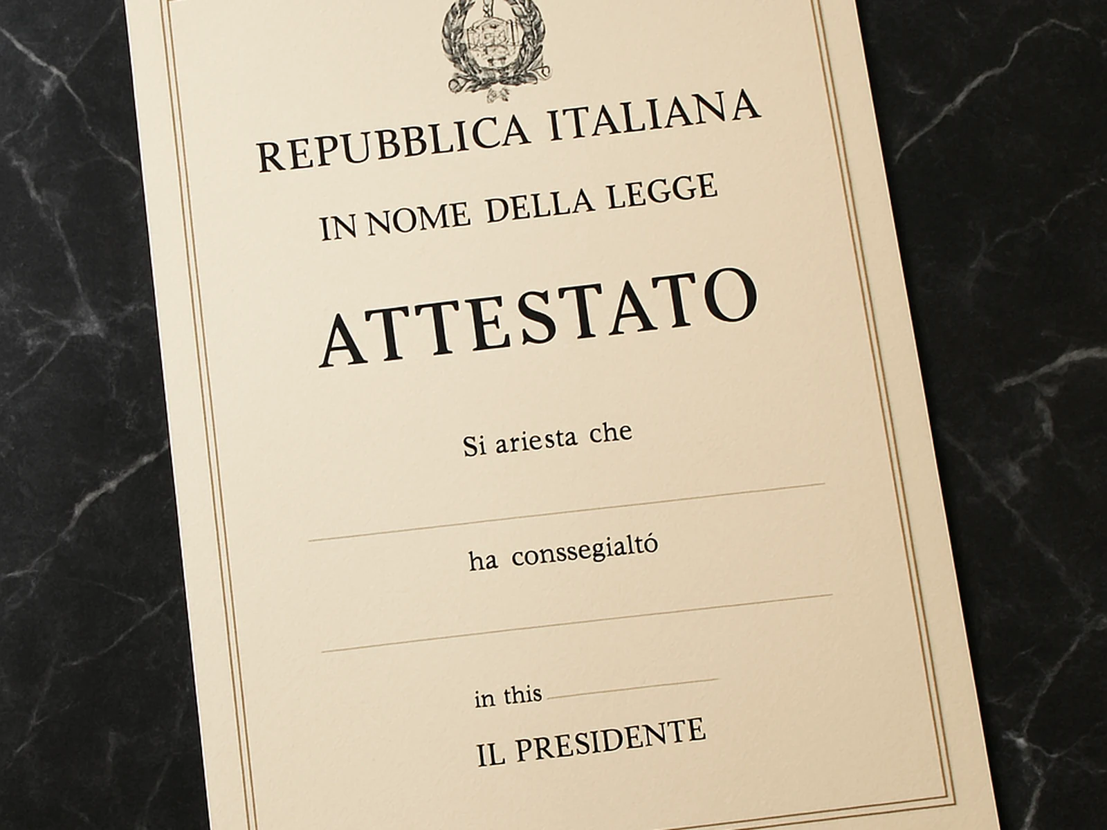 Sworn & Certified Translation detail